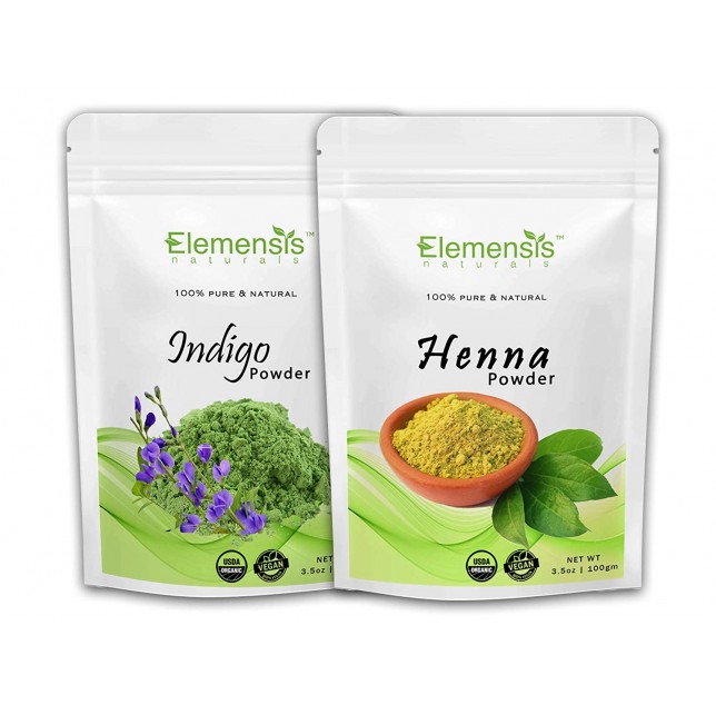 Pure And Natural Indian Indigo, Henna Powder