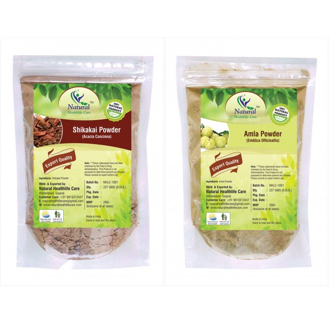 Shikakai Pods Amla Fruit Powder